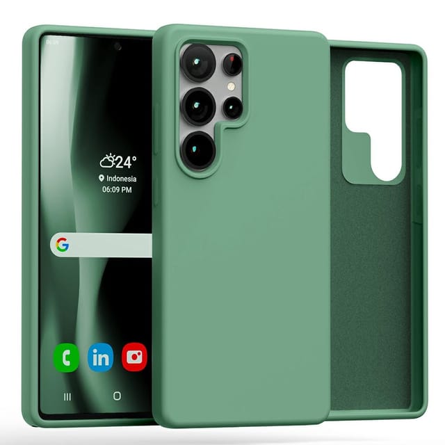Samsung Galaxy S25 Ultra Mercury Silikonhülle Grün