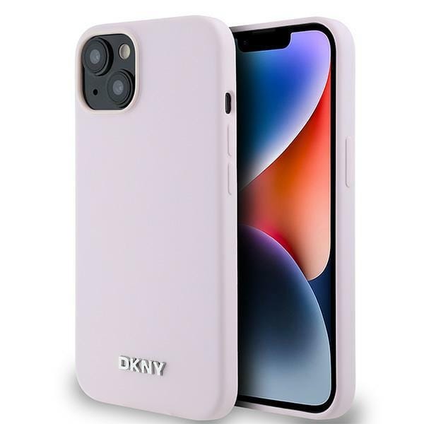 Iphone 14 Dkny Flüssigsilikon Magsafe Hülle Pink