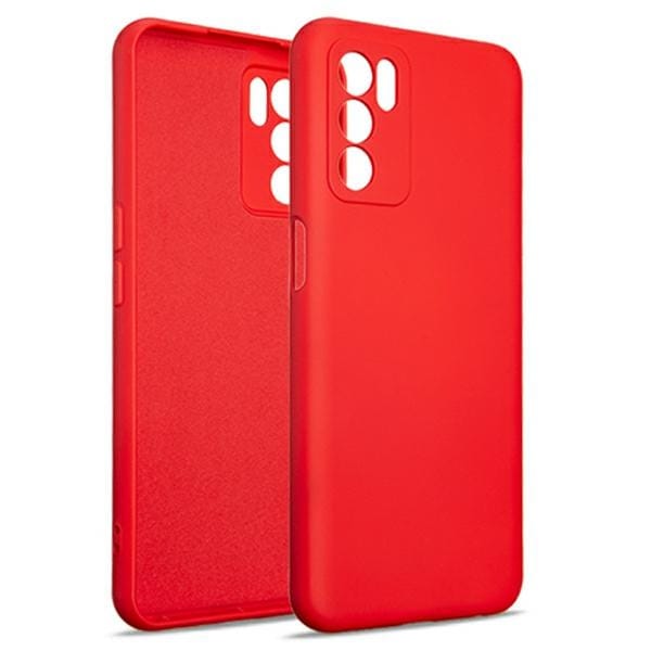 Oppo A16 Beline Silikonhülle Rot