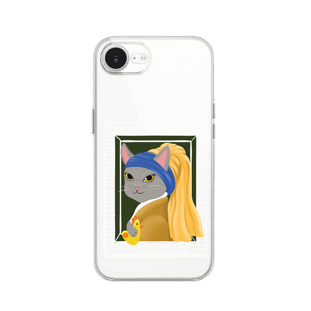 Iphone 16e Hülle, Transparent, Silikon Flexi, Kätzchen Und Huhn