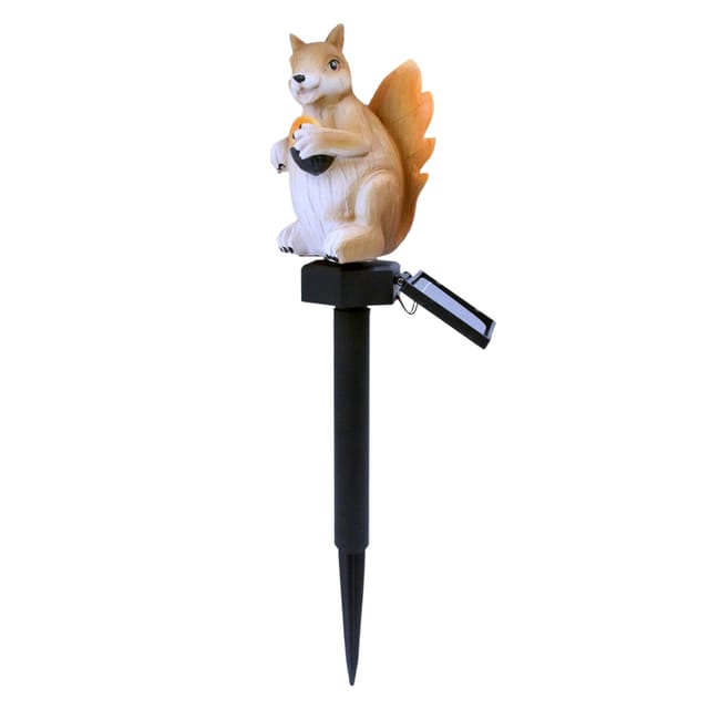 Solar-gartenleuchten In Eichhörnchenform Mit Led-technologie, Geeignet Für Einfahrten, Rasenflächen, Terrassen Oder Gärten, Wasserdicht.
