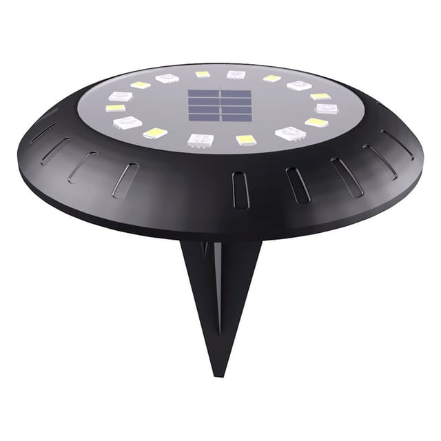 Solar-gartenleuchte Mit 16 Leds, Lichtsensor (s), Schutzart Ip65 (wasserdicht) Und Integriertem 700-mah-akku. Ideal Für Terrasse, Garten Und Außenbereich.
