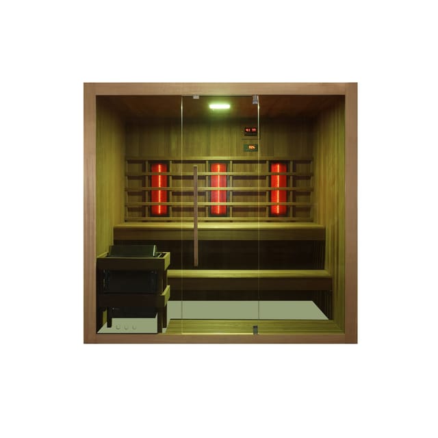 Infrarot Und Finnische Sauna Kotka Für 4-5 Personen