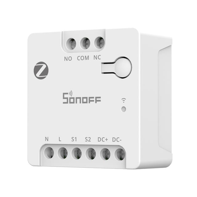 Sonoff Zigbee 3.0 Trockenkontakt-relais, Ac/dc Eingang, Kompatibel Mit Zigbee Hubs, Funktioniert Mit Alexa & Google Home, Smart Relais Für Garagentor, Boiler, Dc-motoren & Magnetventile, Mini-zbd