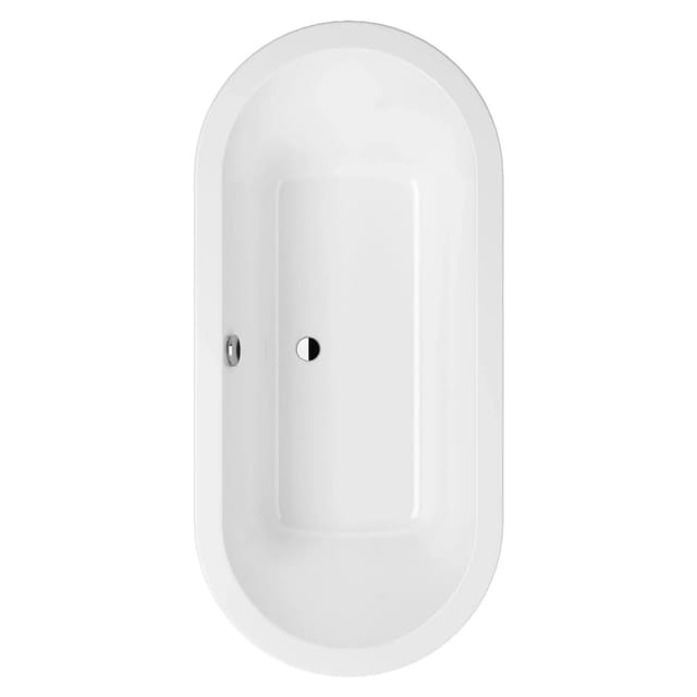 Kronenbach Duo-Badewanne 180 x 85 cm Tube Weiß