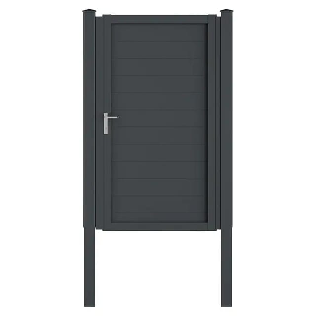 Vidual Gartentor Swing-snap 140 Anthrazit 1,8 m x 1 m