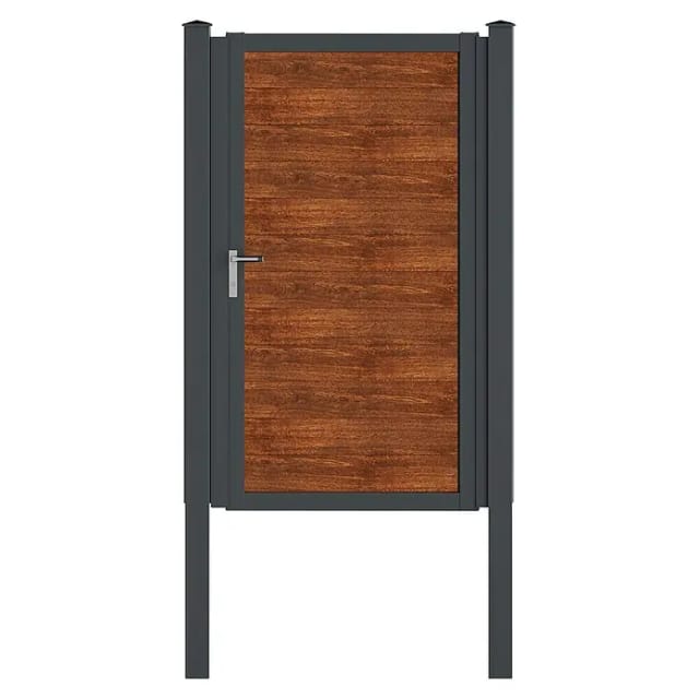 Vidual Gartentor Swing-snap 140 Light Oak 1,8 m x 1 m