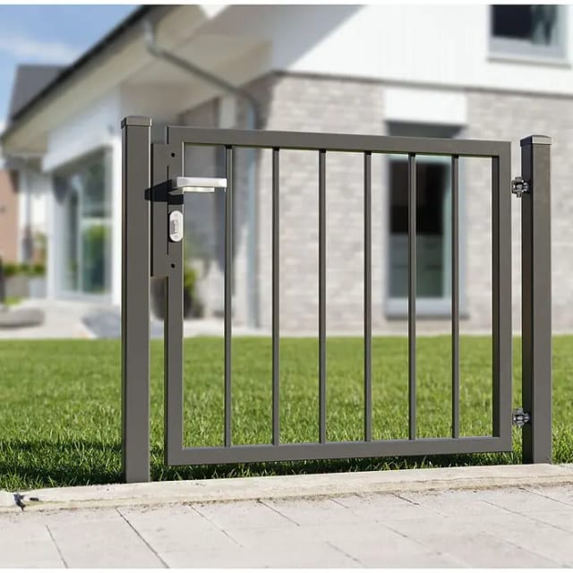 Deutsche Zauntechnik Gartentor Vario Basic ST 100 cm x 180 cm Anthrazit