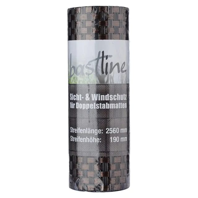 Deutsche Zauntechnik Sichtschutzstreifen Bastline 30 m x 2,56 m Bronze