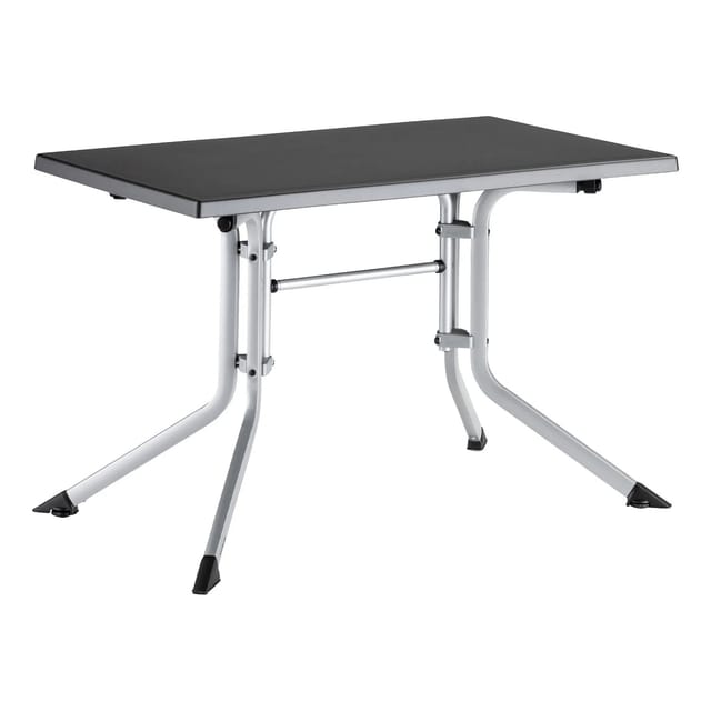 Kettler Klapptisch Kunststoff Silber-Anthrazit 70 cm x 115 cm