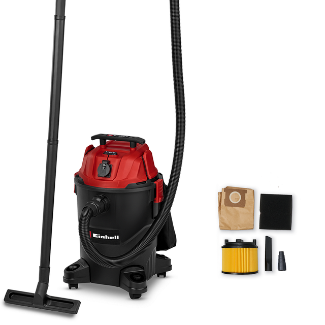 Einhell Nass-Trockensauger TC-VC 2555 A Schwarz-Rot