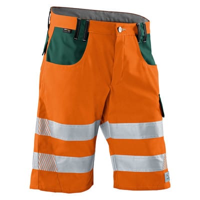 Kübler PSA Reflectiq Shorts 2307 warnorange/moosgrün 64