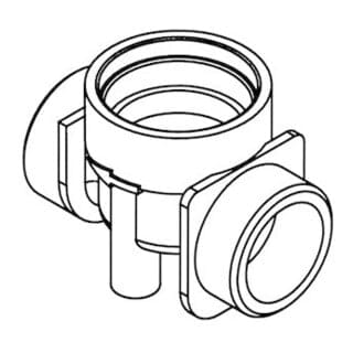 Schell Aufnahmegehäuse 55mm, G 3/4 AG, für Kartuschenventil