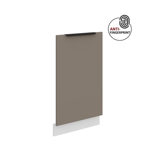 Frontblende für vollintegrierten Geschirrspüler 45 cm ARIA Sandgrau + Weiss matt