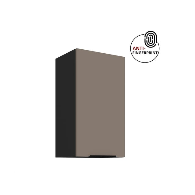 Küchen Hängeschrank 40 Küche ARIA Sandgrau matt Küchenzeile Anti Fingerprint