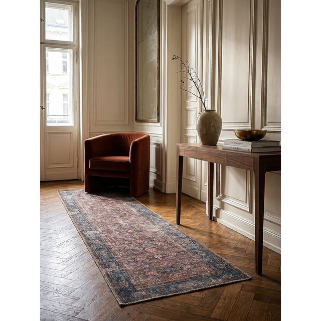 Läufer floral Rot 60 x 230 cm - HURST Kadima Design