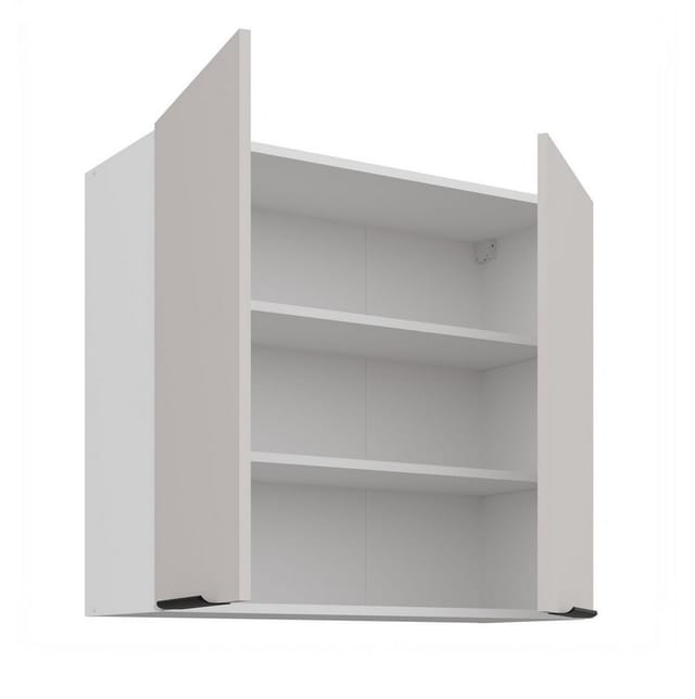 Küchen Hängeschrank 80 cm COMO Kaschmir + Weiß Küche Küchenzeile Küchenblock