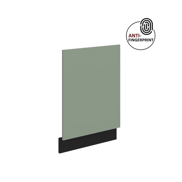 Frontblende für integrierten Geschirrspüler 45 cm ARIA Aquamarin + Schwarz matt