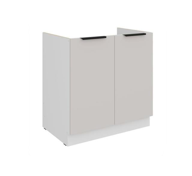 Küchen Spülenunterschrank 80 cm COMO Kaschmir Küche Küchenzeile Küchenblock