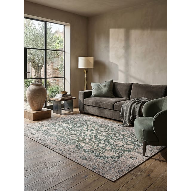 Teppich Orient Grün 190 x 290 cm - HURST Kadima Design