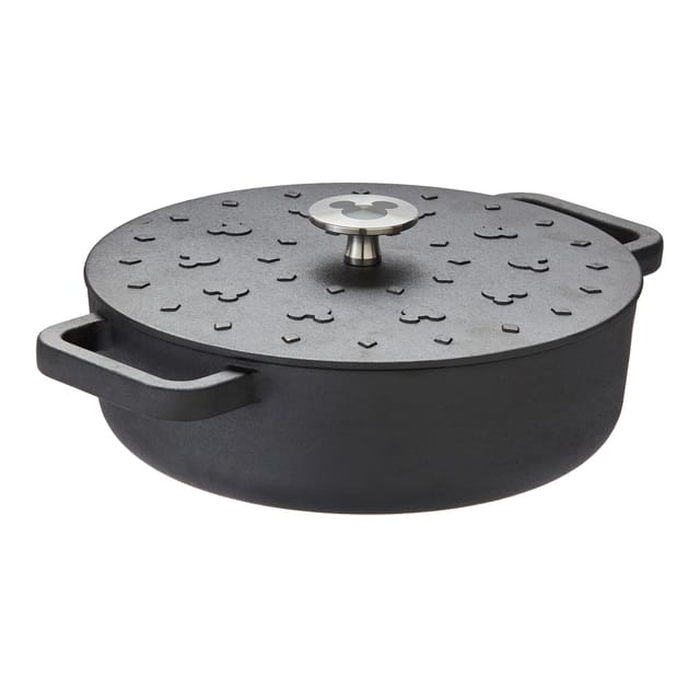 Prestige x Disney Monochrome eingebrannte Gusseisen-Kasserolle, Ø 24 cm