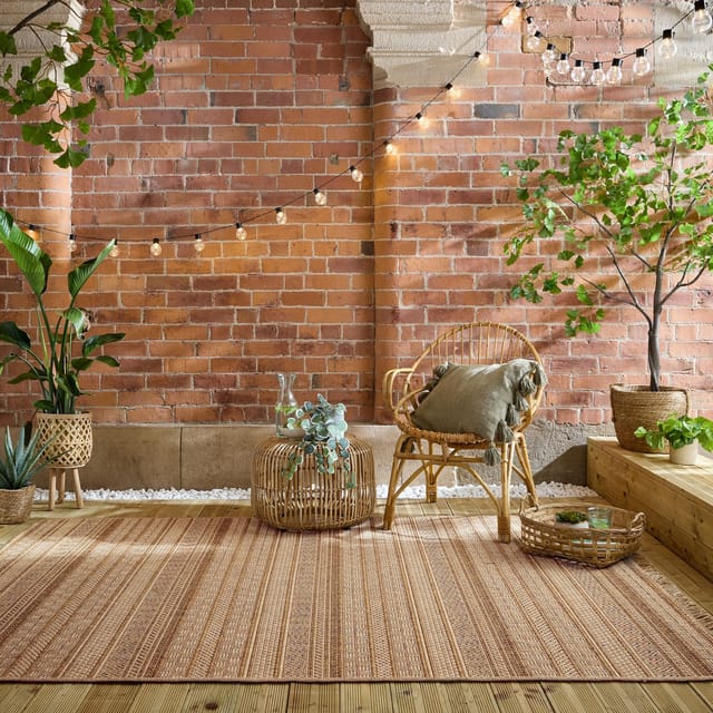 Outdoor-Teppich waschbar Ocker 160 x 230 cm - CLYST Kadima Design