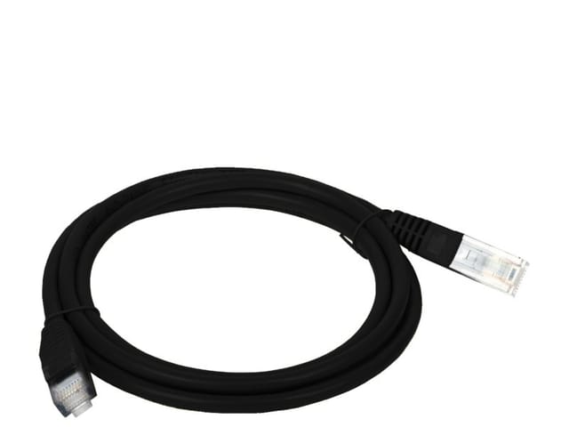 A-LAN Technologie ALANTEC patch cable - 3 m - black - Schwarz - 3m