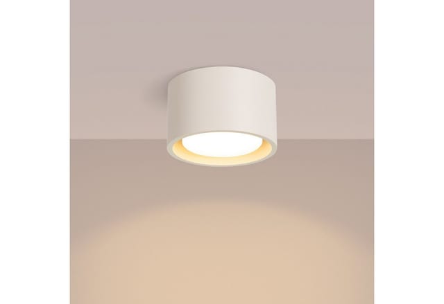 SOLLUX lighting Deckenleuchte Plafond MODO 1 beige Gx53, Nicht enthalten
