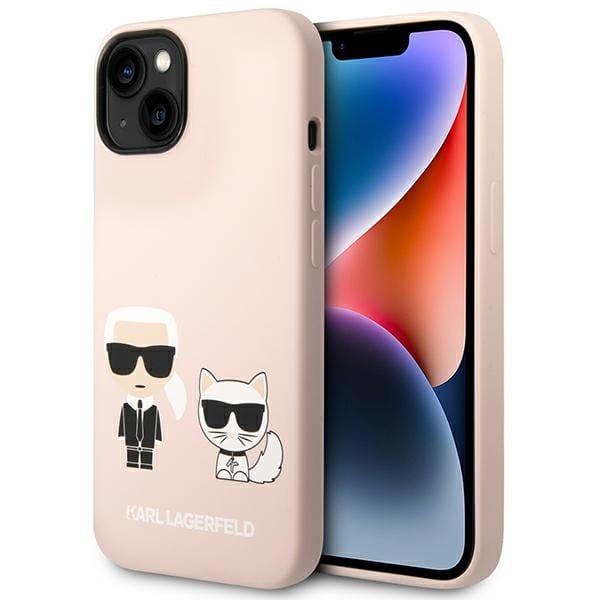 Karl Lagerfeld Silikon Magsafe Hellrosa Iphone 14 Hülle