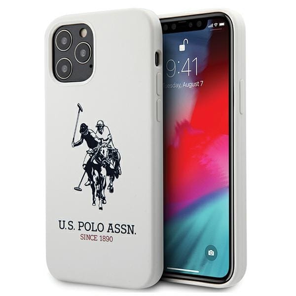 Iphone 12 Us Polo Silikonhülle Weiß