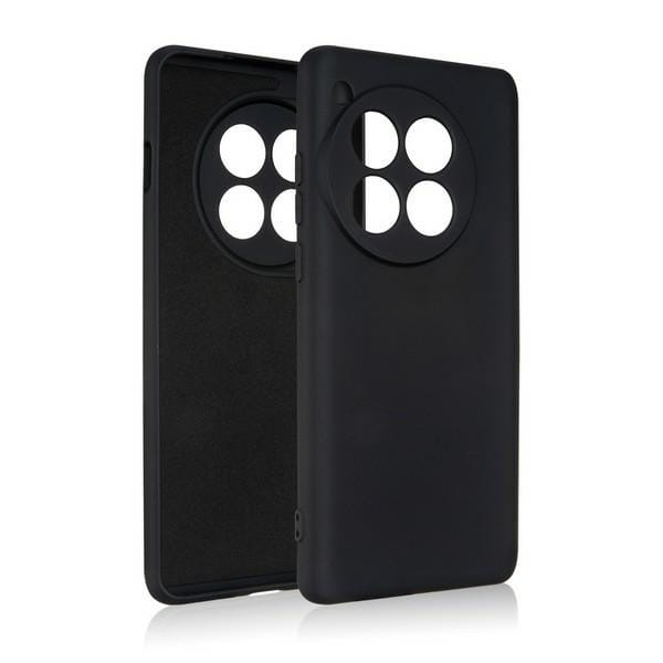 Beline Oneplus 12 5g Silikonhülle, Schwarz/schwarz