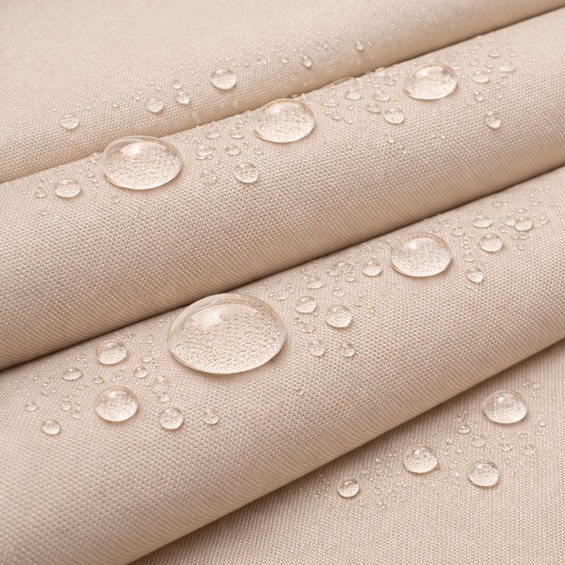 Hellbeige, Wasserdichte Stoffe