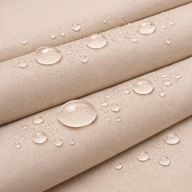 Hellbeige, Wasserdichte Stoffe
