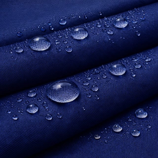 Marineblauer, Wasserdichter Stoff
