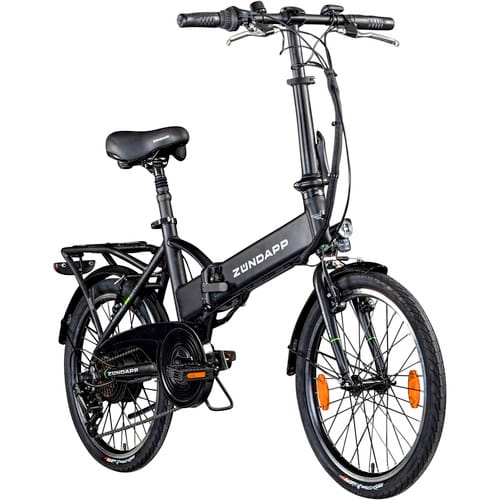 ZÜNDAPP E-Bike 20 Zoll, RH: 37 cm, 6-Gang - silberfarben