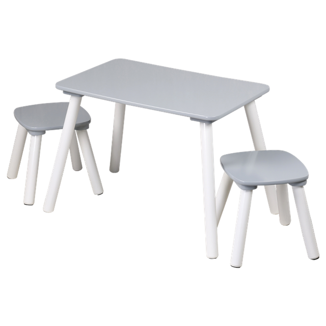 Kesper Kindersitzgruppe weiß/grau 3-teilig