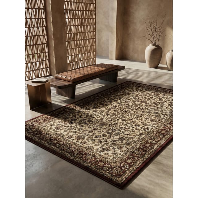 Teppich Kurzflor GEISLER in Creme, orientalisch, 200 x 290 cm
