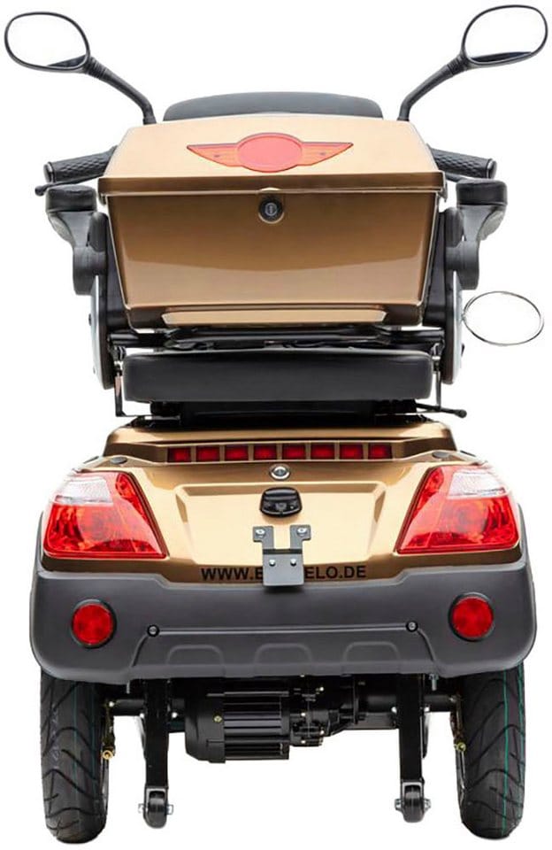 Seniorenmobil P4000, Lithium-Akku, 25 km/h, 1000 Watt, Braun