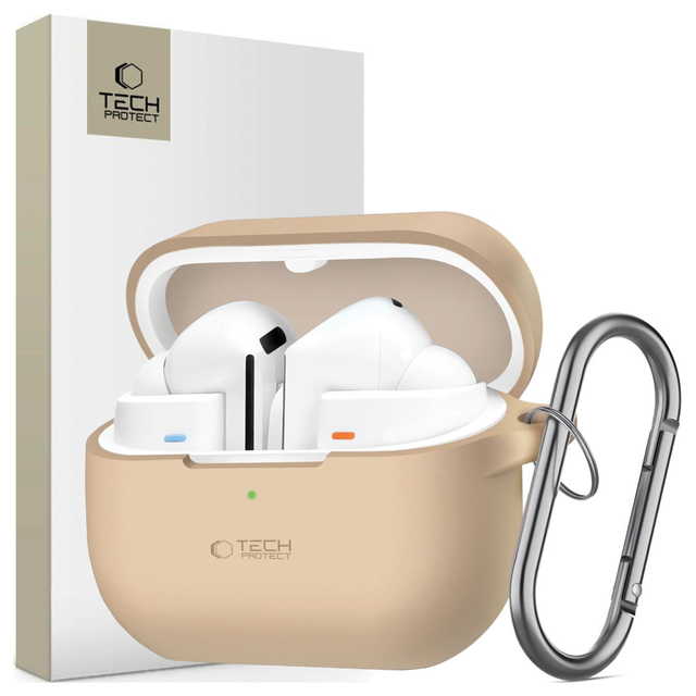 Tech-protect Silikonhaken Für Samsung Galaxy Buds 3 / 3 Pro Caffe Latte