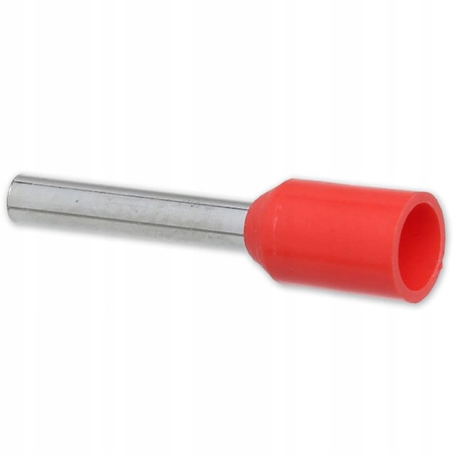100 Stück E 1/8mm Isolierte Aderendhülse 1mm2 Rot E1008 Elpromet 0217