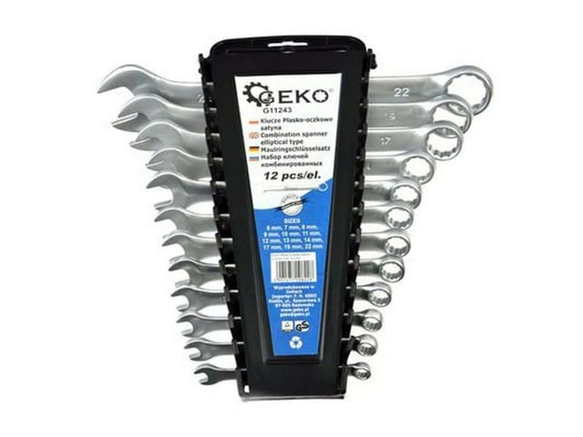 Schlüssel Geko Wrench Set 15 Grad Winkelführung Matt