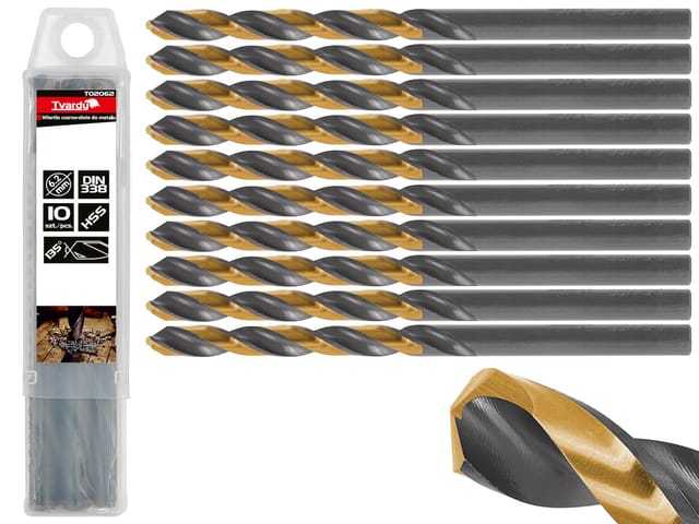 Schwarzer Und Goldener Hss-metallbohrer 6,20 Mm (10/100/1000)
