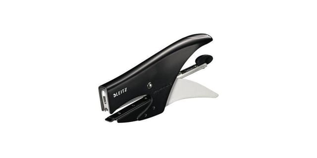 Leitz Heftzange Leitz Wow P2 No. 10 Fest 15 Bl. (80 G/m²) Metall Schwarz