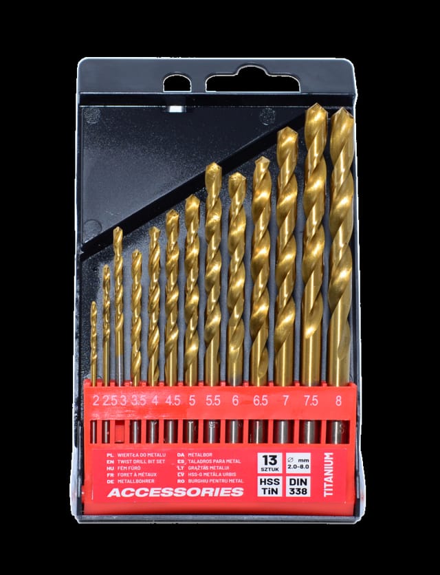 Bohrer Awtools Aw42317 Titankbeschichtung 13 Stück 2-8 Mm