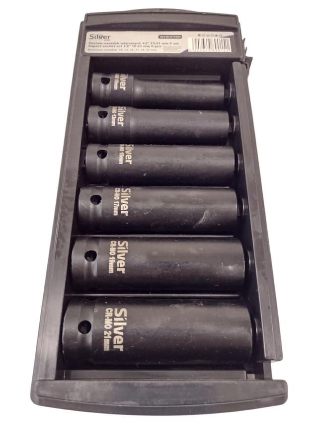 Schlüssel Und Stecknüsse Silver Impact 1/2 Zoll Stahl 6 Stück