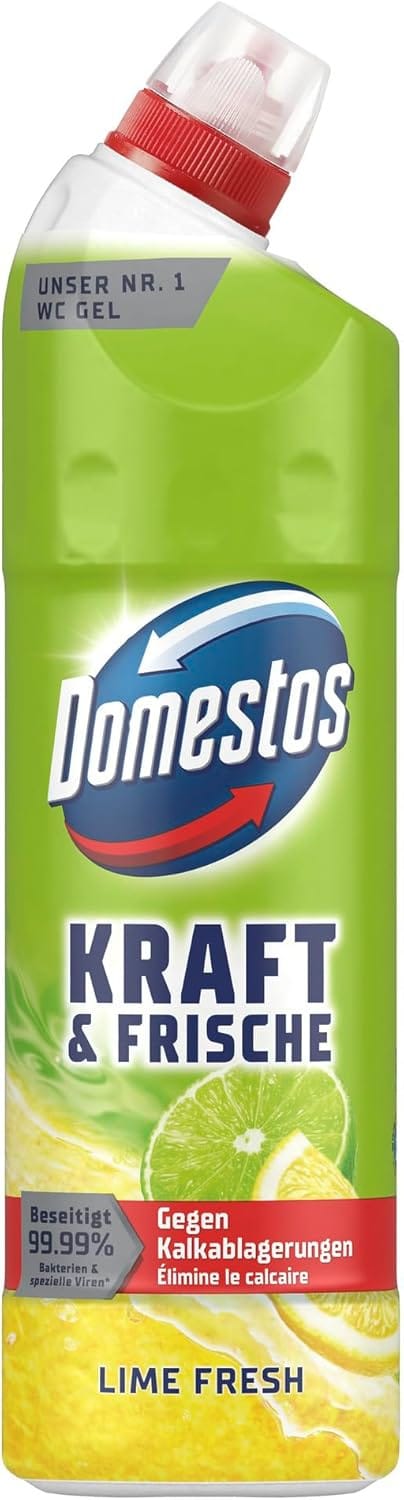 Domestos Kraft & Frische Limettenfrisches Wc-gel 750 Ml