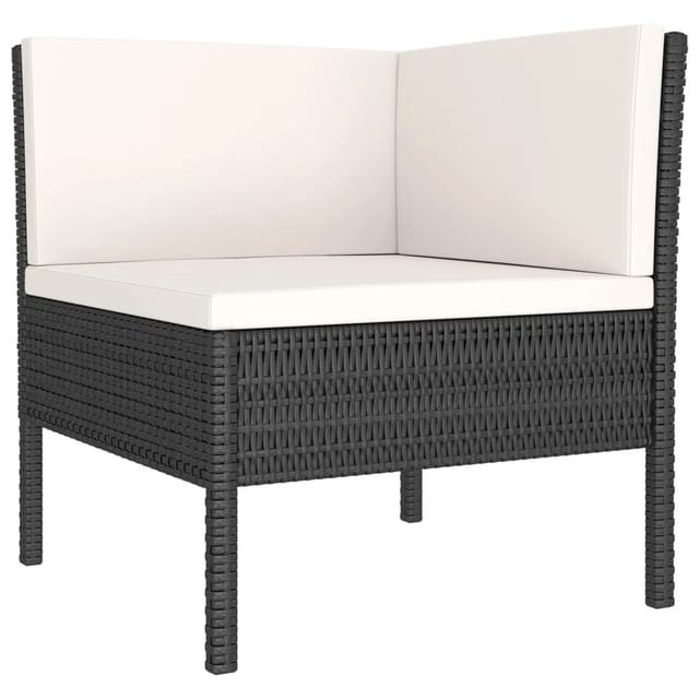 Prolenta Premium 5-tlg. Garten-lounge-set Mit Auflagen Poly
