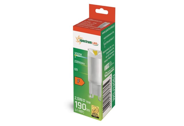 Led G9 230v 2,5w Ww Keramik-spektrum-led