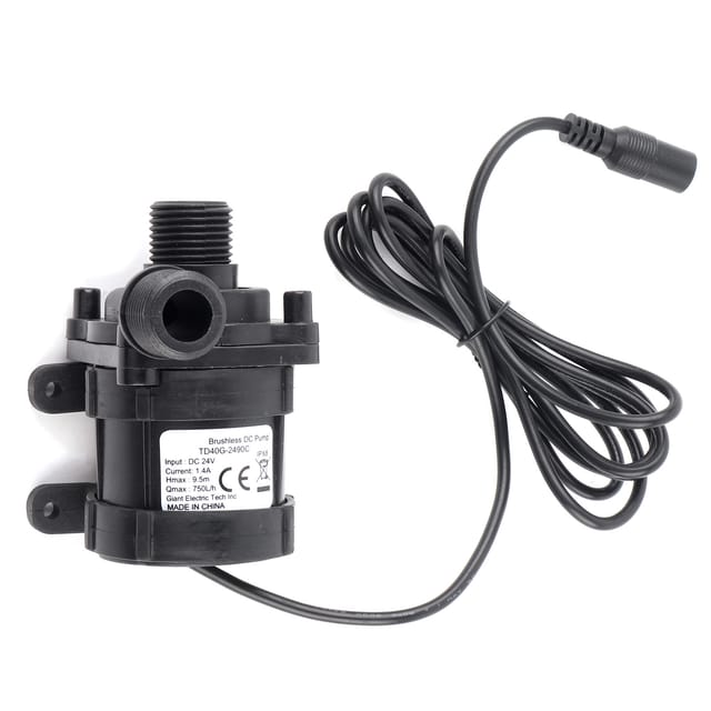 Dc 24v Bürstenlose Wasserpumpe Energiesparende Umwälzpumpe 800l/h Teichpumpen - Ej.life