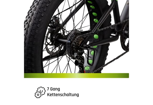 Galano Fatman 4.0 Jugendfahrrad ab 8 Jahre Jungen Mädchen 130 - 145 cm 24 Zoll Kinder Fahrrad Fatbike Mountainbike MTB Hardtail